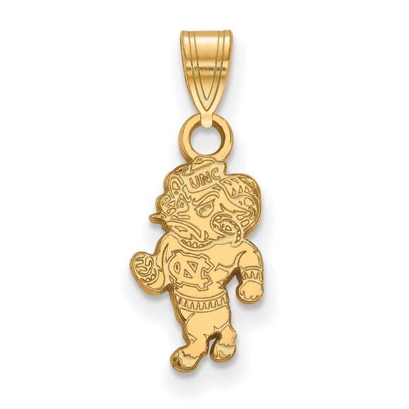 10k Yellow Gold North Carolina Small Pendant